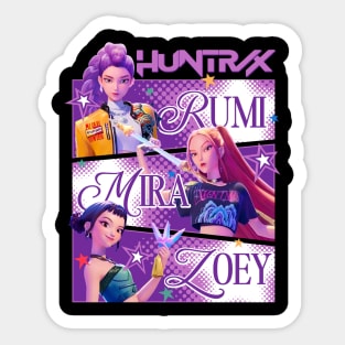 The Huntrix Kpop Demon Hunters Sticker